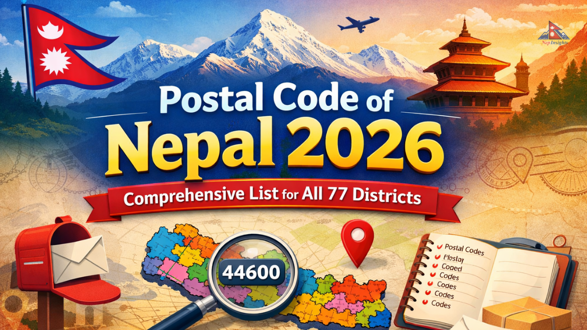 Postal Code of Nepal 2026: Comprehensive List for All 77 Districts | Nepinsights