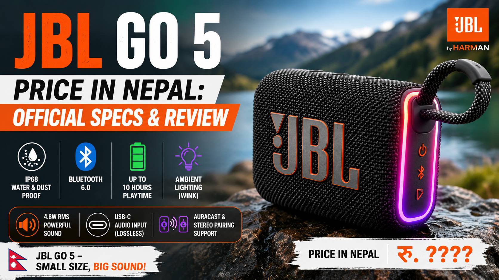 JBL Go 5 Price in Nepal, Specs, and Detailed Review | Nepinsights