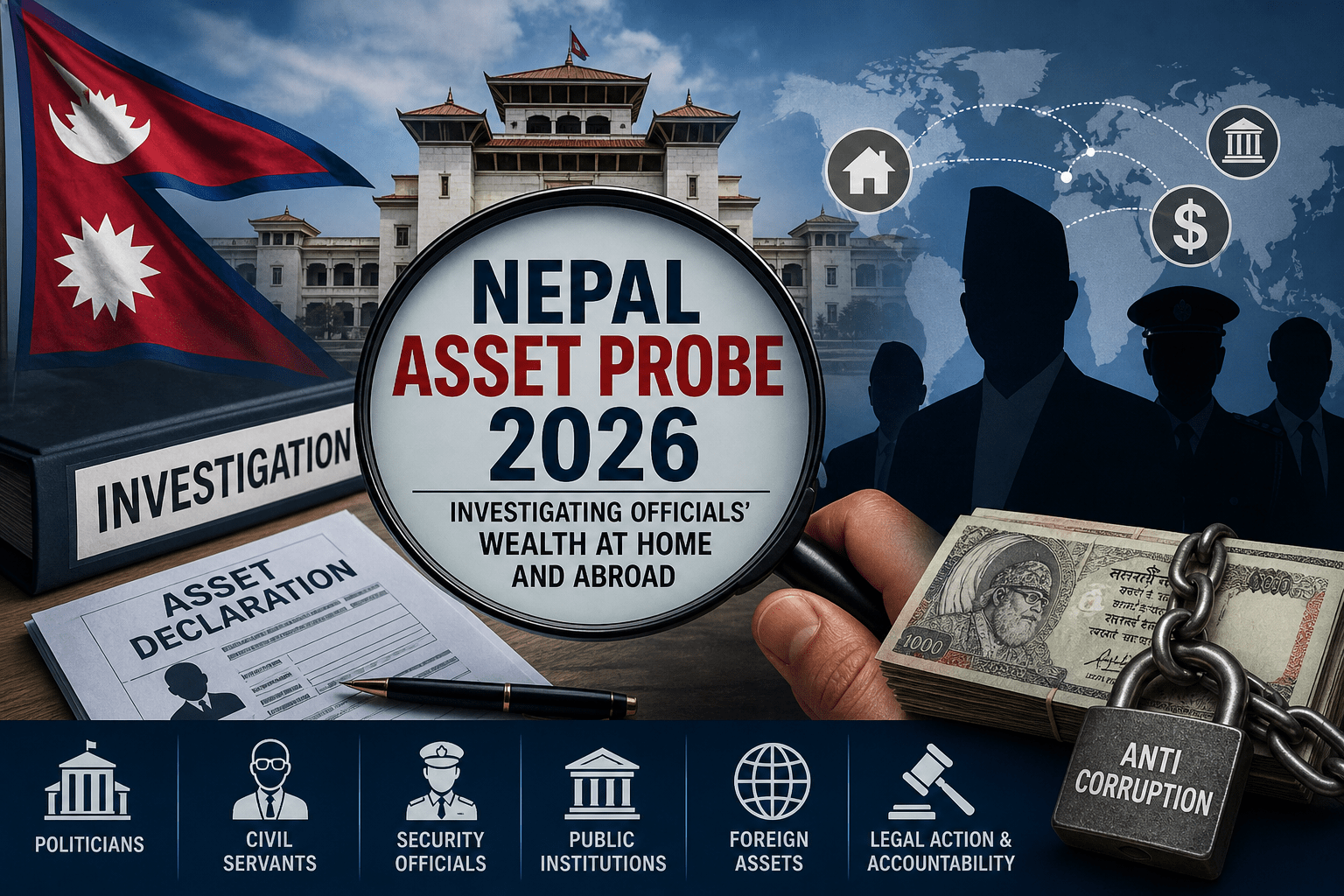 Nepal Asset Probe 2026 to Investigate Officials’ Wealth at Home and Abroad
