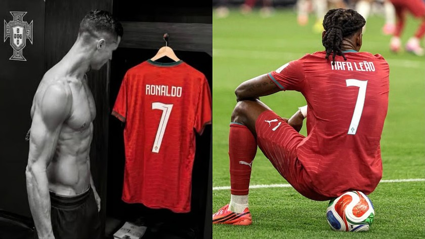 Cristiano Ronaldo Leaves Portugal Camp as Rafael Leão Takes No 7 Shirt