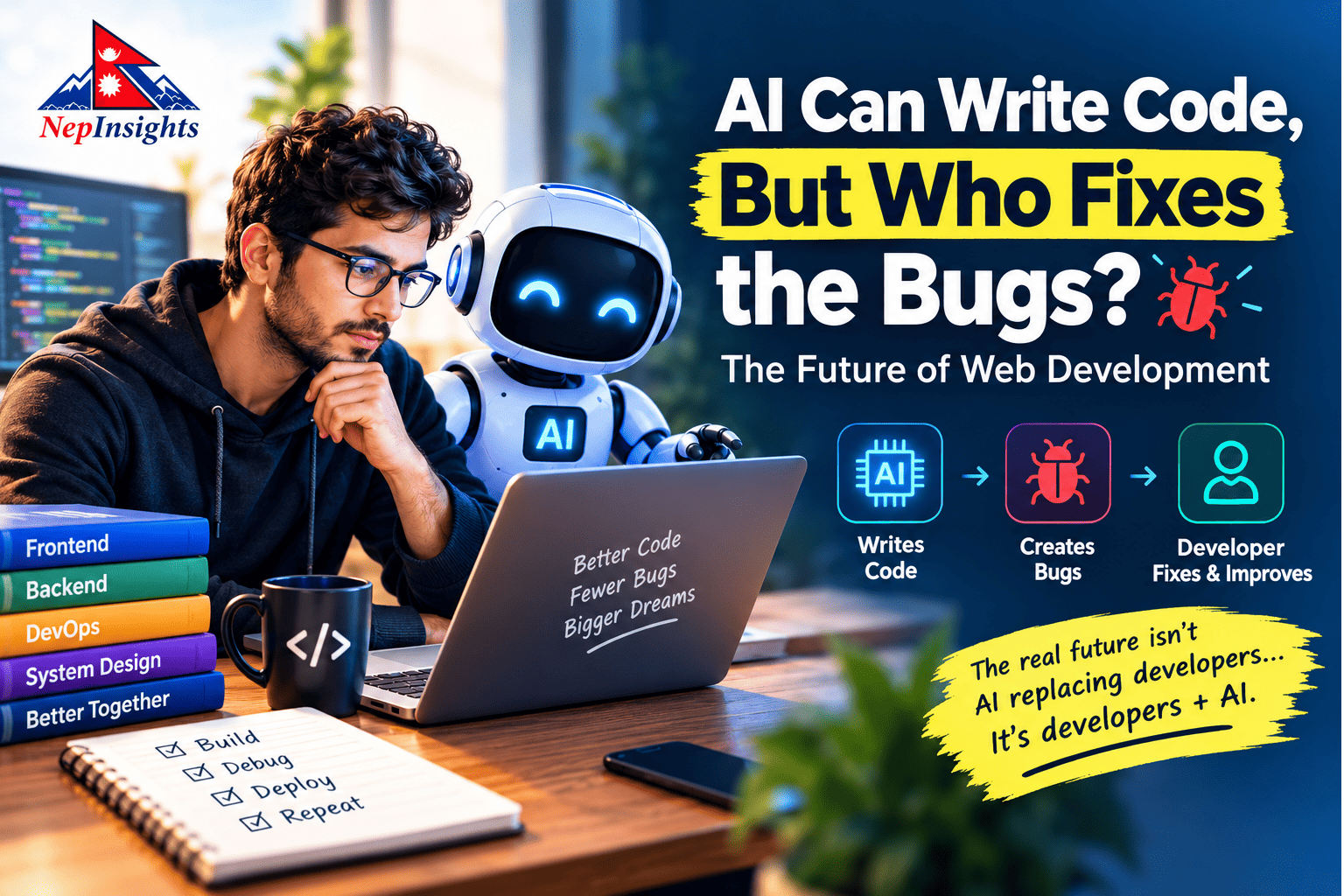 AI Can Write Code. But Who Fixes the Bugs? The Future of Web Development