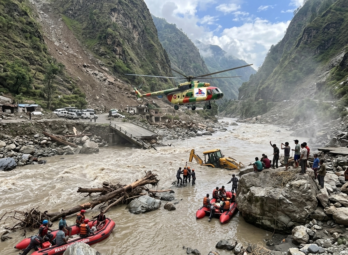 Nepal Flood Latest Update: 165 Dead, 826 Missing in Devastating Bhotekoshi Flood