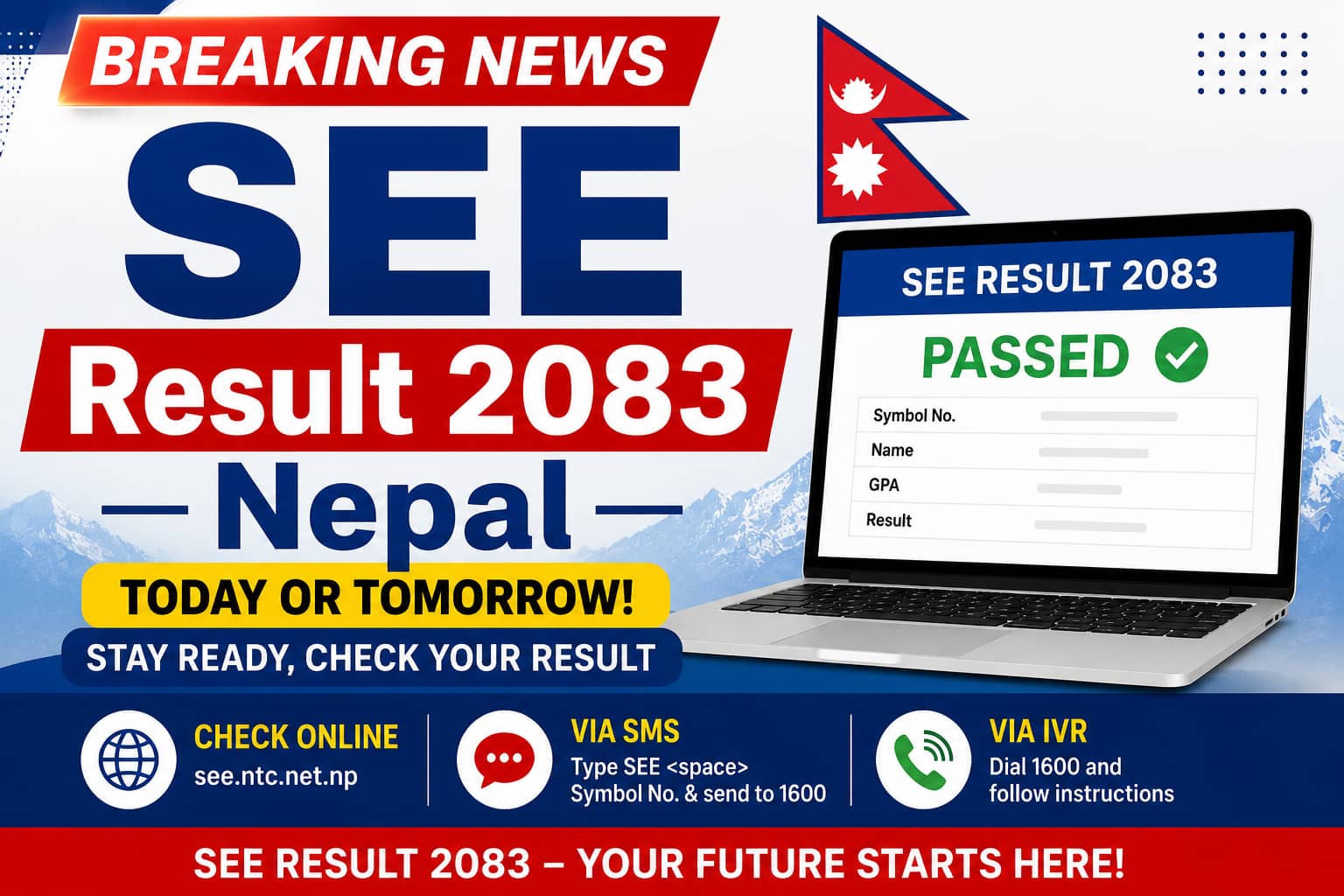 Breaking News: SEE Result 2083 Nepal Likely to Be Published Today or Tomorrow