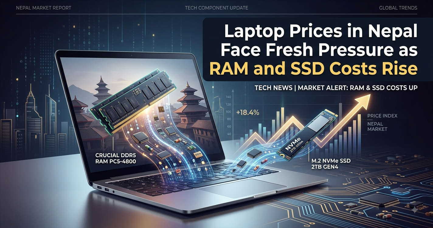 Laptop Prices in Nepal Face Fresh Pressure as RAM and SSD Costs Rise
