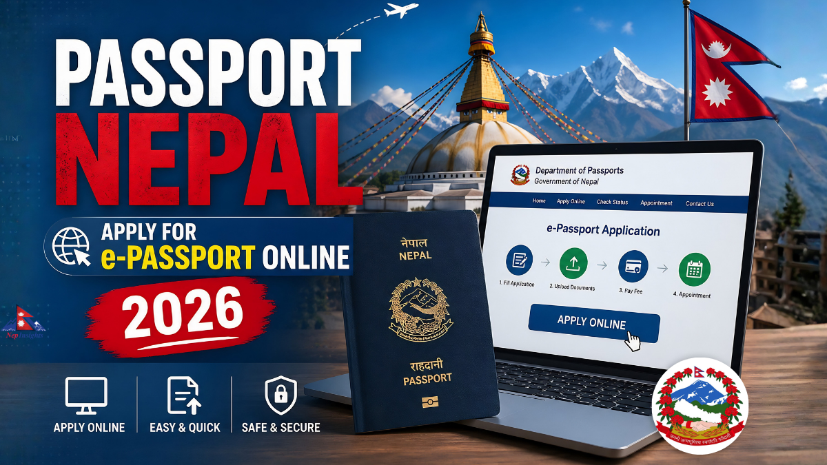 Passport Nepal Application Guide 2026: Fill Passport Application Form Online | Nepinsights