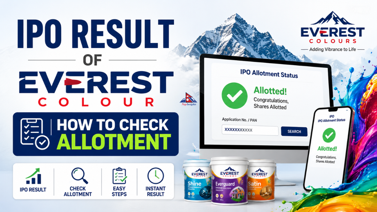 IPO Result of Everest Colour: How to Check Allotment Status for Foreign Employees Today