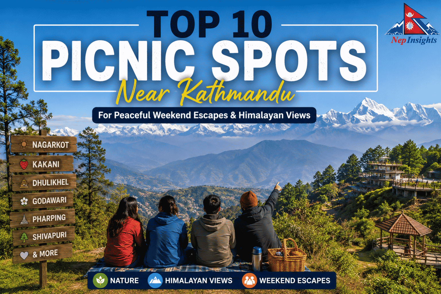 Top 10 Picnic Spots Near Kathmandu for Peaceful Weekend Escapes & Himalayan Views