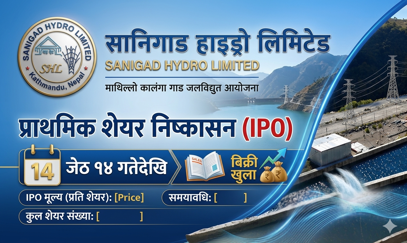 Sanigad Hydro IPO Opens for General Public Today: 46.74 Lakh Shares Available for Investors