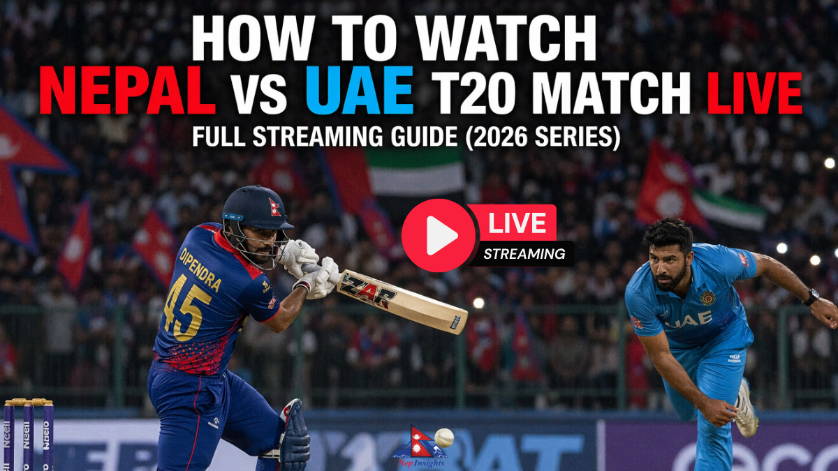 How to Watch Nepal vs UAE T20 Match Live 2026: Full Streaming Guide | Nepinsights