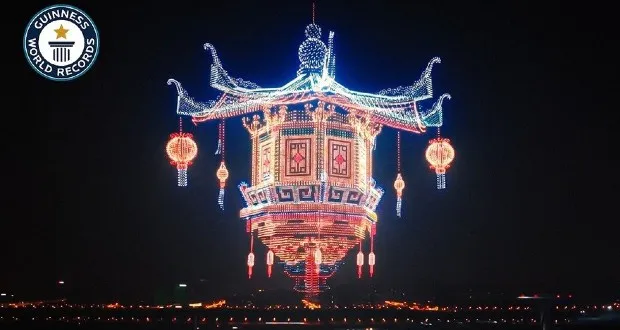 China Sets World Record with 22,580 AI Drones in Massive Light Show