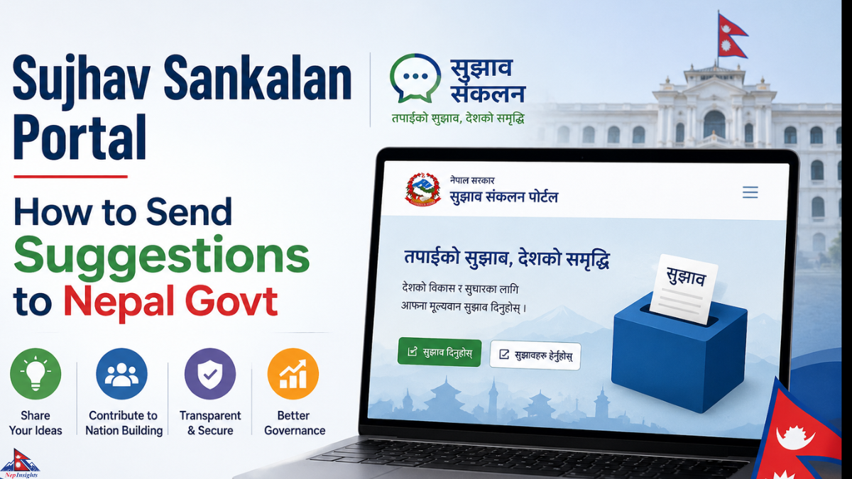 Sujhav Sankalan Portal? New Nepal Government Website to Send Your Suggestions and Feedback