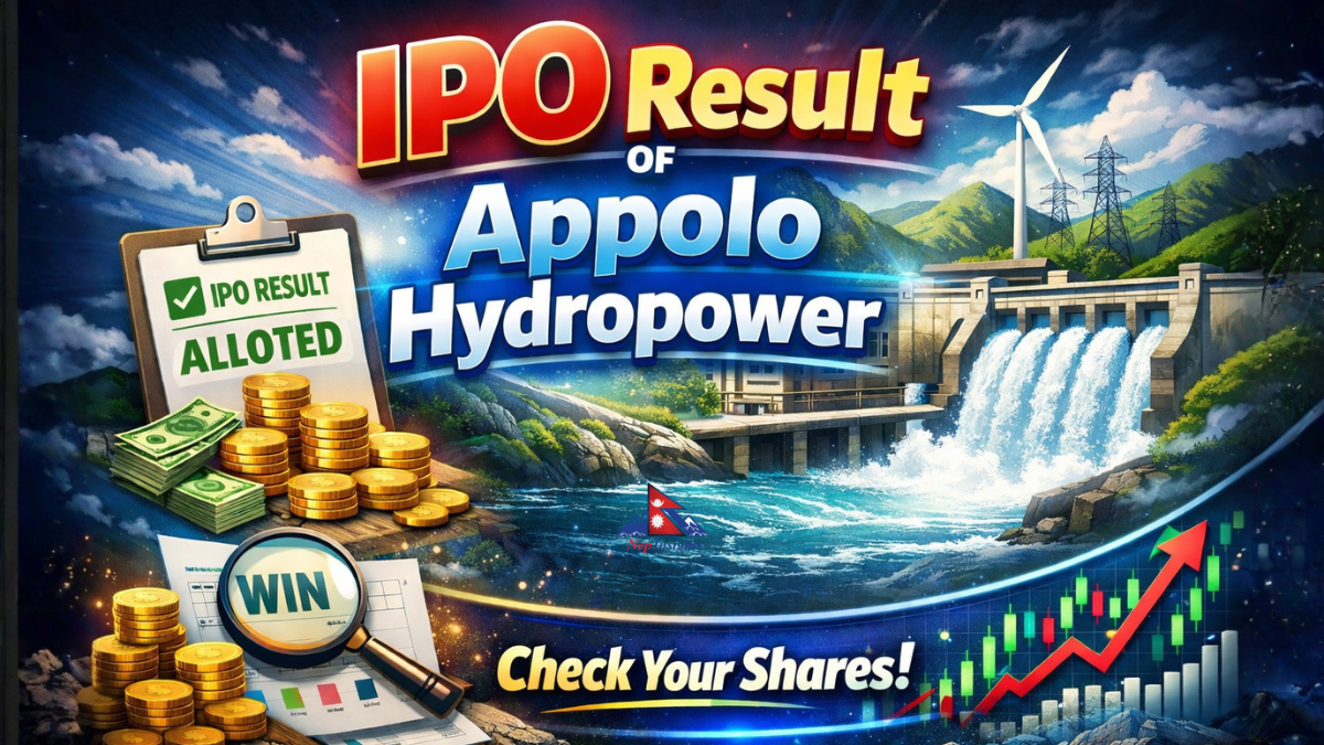 IPO Result of Appolo Hydropower: How to Check Appolo Hydropower Allotment | Nepinsights