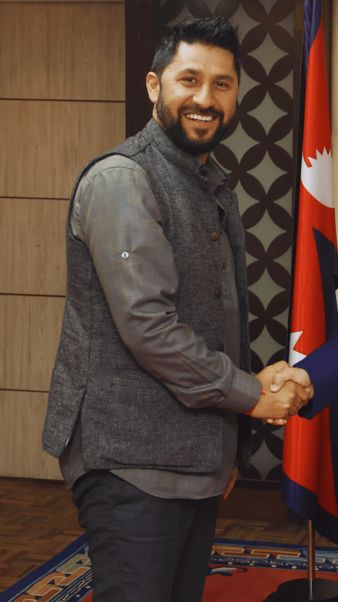 Re-elected Power: Rabi Lamichhane